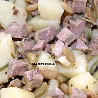 recette Flageolets/gigot d'agneau en salade