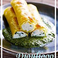 recette Cannelloni de Ricotta au Pesto d'Estragon et Basilic!!!