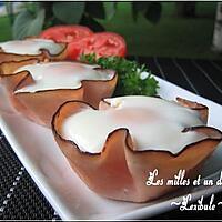 recette Tartelettes aux oeufs et au jambon