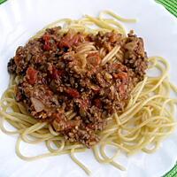 recette Mes Spaghettis  bolognaises