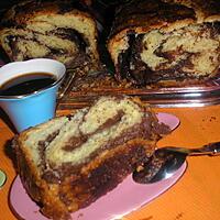 recette Babka au chocolat (brioche de Pâques polonaise)