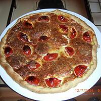 recette Tarte Tomate - Chèvre - Chorizo