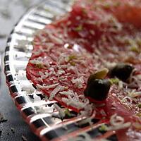 recette Carpaccio à la mode Anton