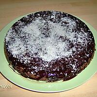 recette gateau chocolat / noix de coco