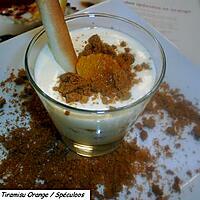 recette Tiramisu Orange / Spéculoos