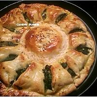 recette Quiche au saumon et épinards