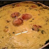 recette Quiche aux épinards et fruits de mer