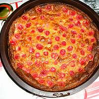 recette clafouti cerises , chocolat blanc