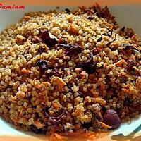 recette Quinoa aux champignons et noisettes