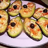 recette avocats aux homards