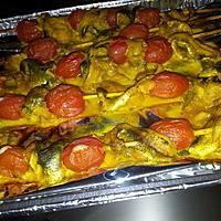 recette Brochettes de sardines mariné à la Marocaine et tomates cerise