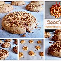 recette Cookies aux cacahuètes pralinées