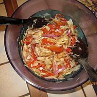 recette Morue en salade de poivrons et pois-chiches