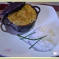 recette Colin au crumble de comté