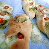 recette Petits pains Italiens pesto mozzarella tomate cerise