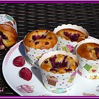 recette Muffins framboises et chocolat blanc