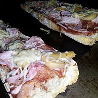 recette Tartines façon Pizza