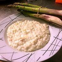 recette Risotto saumon , asperge et philadelphia