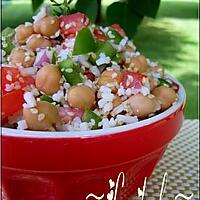 recette Salade de riz et pois chiches