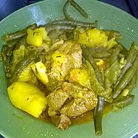 recette TAJINE D'AGNEAU AUX HARICOT VERT