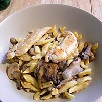 recette Spaetzle aux Champignons