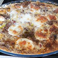 recette Gratin d'aubergines et viande