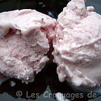 recette Glace au yaourt à la fraise