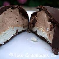 recette Igloo chocolatée et son lit meringué