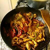recette Wok de poulet au curry et ses légumes croquants
