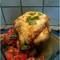 recette Poulet rôti aux herbes