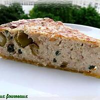 recette Quiche au thon, aux olives & aux câpres