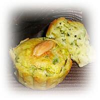 recette Mini-cakes courgettes parmesan amandes