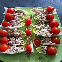 recette endives avec thon a la mayonnaise et tomate cerise