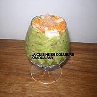 recette Verrine avocat-surimi-pamplemousse