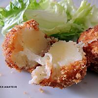 recette Cromesquis de pommes de terre, mozzarella et chapelure maison