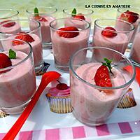 recette Mousse fraises sans oeufs