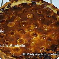 recette Tarte à la mirabelle