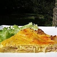 recette Tarte au thon , poireaux et curry