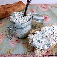 recette Rillettes aux deux chèvres, amandes et noisettes