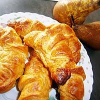 recette Minis Croissants Chocolat Et Poire