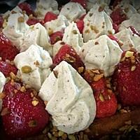recette La fameuse tarte aux fraises/pistache de Michalak