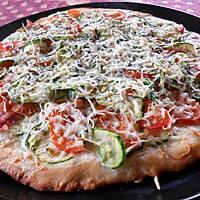 recette Pizza aux courgettes