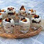 recette Verrines aux fruits secs