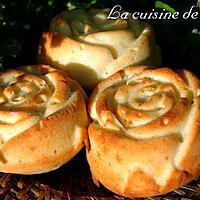 recette Roses muffins à la rhubarbe