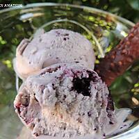 recette Glace mascarpone et croquants de myrtilles