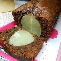 recette cake poires chocolat