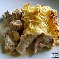 recette Gratin de poulet aux salsifis et mascarpone