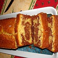 recette Cake marbré au nutella