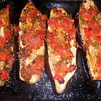 recette Aubergines en salsa de tomates