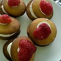 recette whoopies chantilly fraise